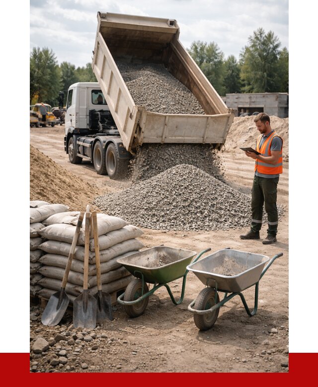 Доставка нерудных материалов в Дивногорске от 1213 руб. | ПРОНЕРУДДвн