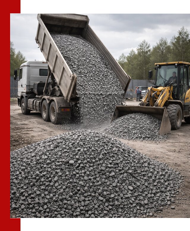 Доставка и продажа щебня гранитного в Дивногорске