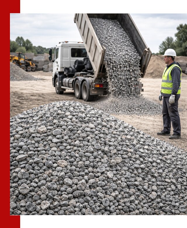 Доставка и продажа гранитного щебня фракции 5-20 в Дивногорске