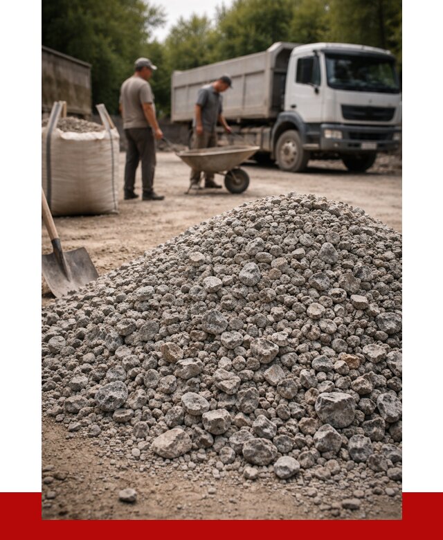 Гранитный щебень фракция 20-40 в Дивногорске от 3235 руб. ПРОНЕРУДДвн