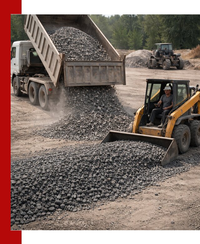 Гранитный щебень фракция 40-70 с доставкой в Дивногорске
