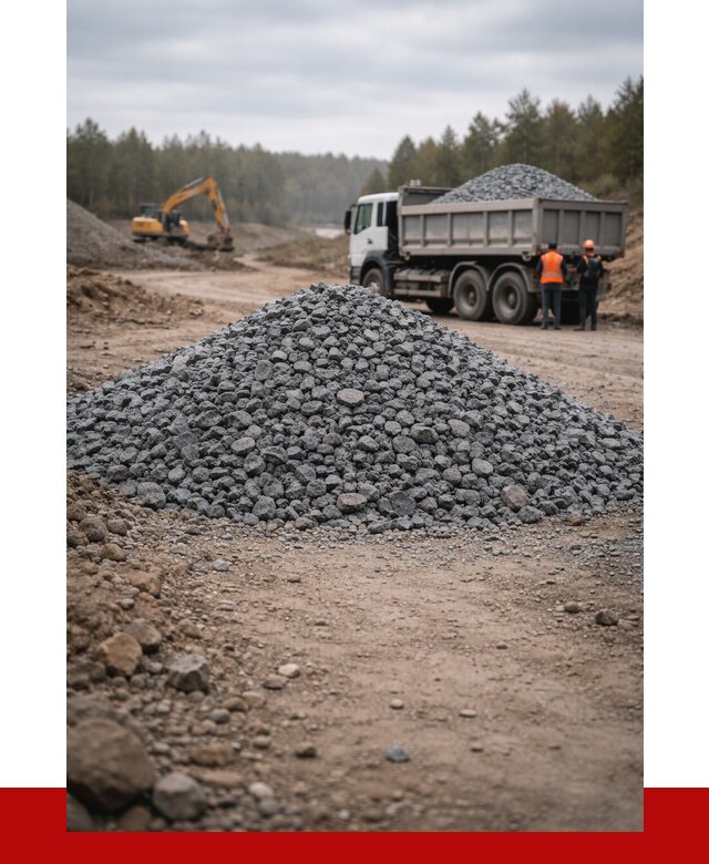 Щебень габбро диабаз фракция 40-70 в Дивногорске от 2224 р-ПРОНЕРУДДвн