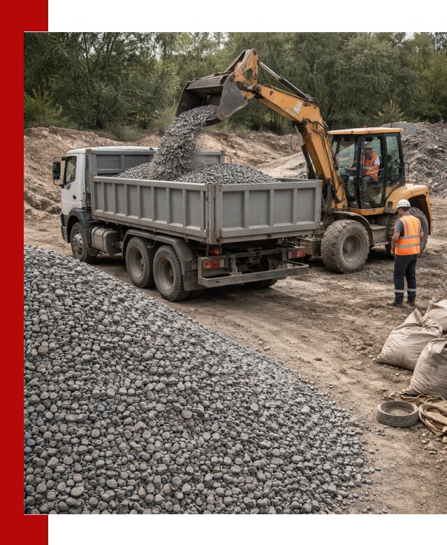 Доставка гравийного щебня в Дивногорске оптом и в розницу