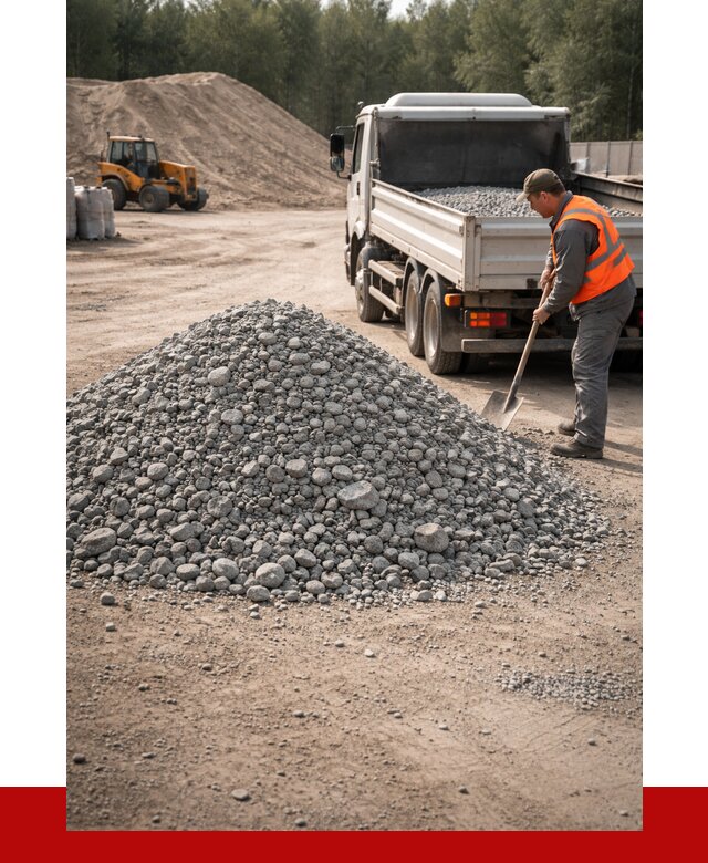 Гравийный щебень фракция 5-10 в Дивногорске от 2224 р. | ПРОНЕРУДДвн