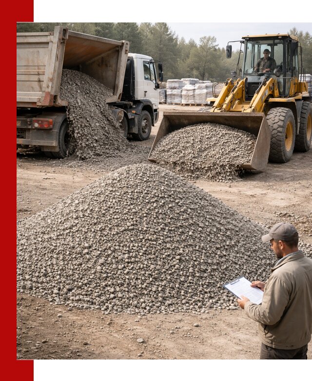 Гравийный щебень фракция 5–10 с доставкой в Дивногорске