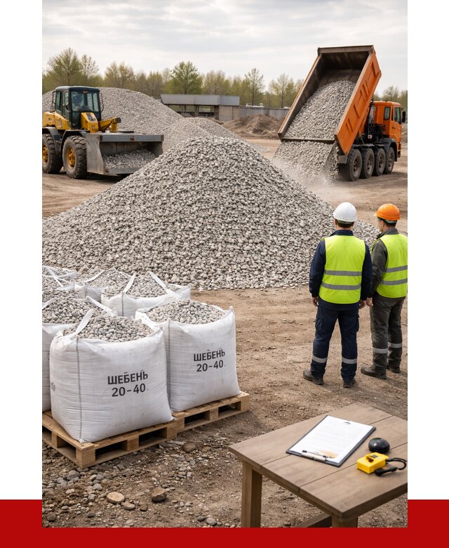 Известняковый щебень 20-40 в Дивногорске от 2123 р. ПРОНЕРУДДвн