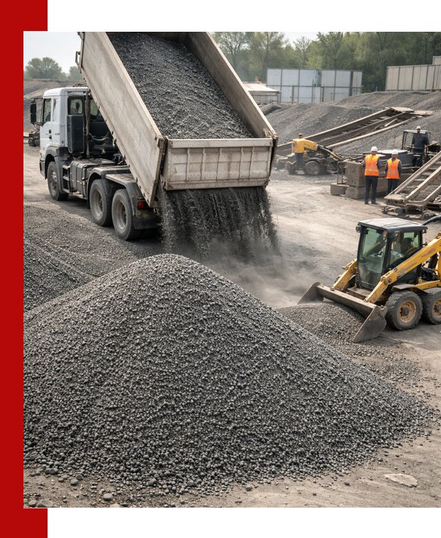 Вторичный щебень фракция 0–5 с доставкой в Дивногорске