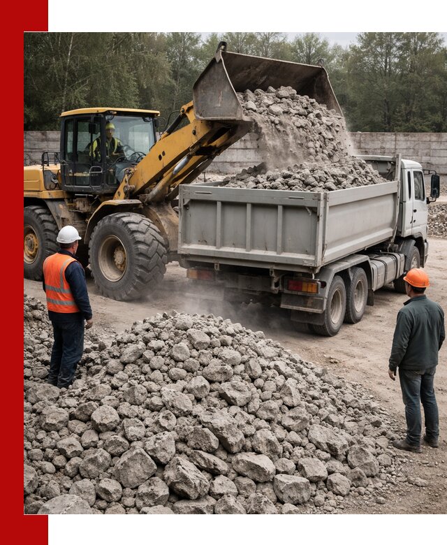 Вторичный щебень фракция 70–150 в Дивногорске с доставкой