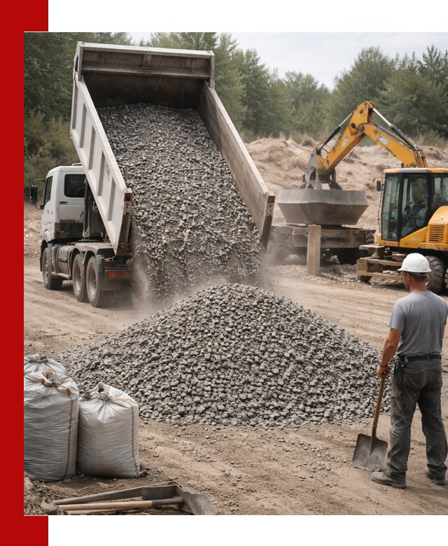 Доставка и продажа бетонного щебня в Дивногорске