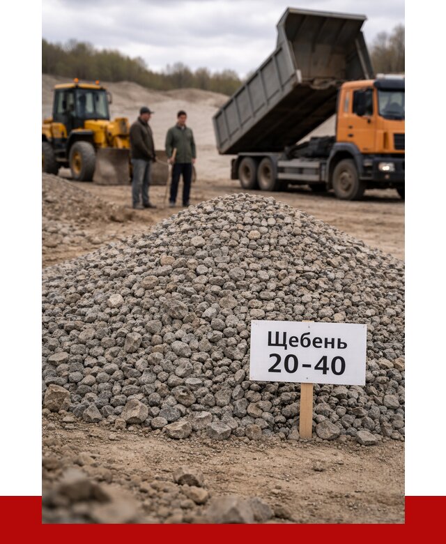 Бетонный щебень фракция 20-40 в Дивногорске от 2477 р. | ПРОНЕРУДДвн