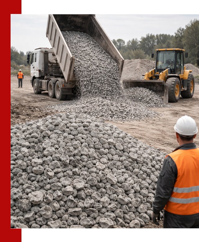 Доставка бетонного щебня фракции 20-40 в Дивногорске