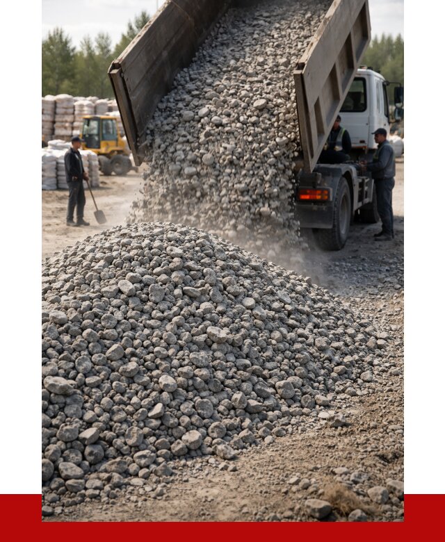 Бетонный щебень фракция 40-70 в Дивногорске от 1820 р. ПРОНЕРУДДвн