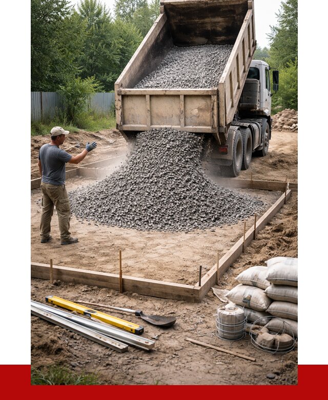 Купить щебень для фундамента в Дивногорске от 4550 р. | ПРОНЕРУДДвн