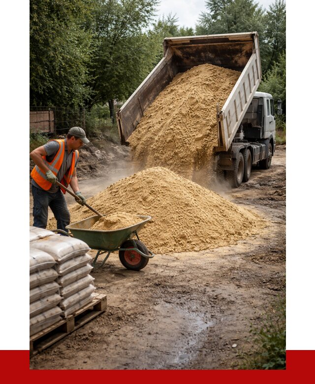 Купить песок с доставкой в Дивногорске от 1820 р. | ПРОНЕРУДДвн