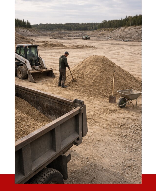Карьерный песок среднезернистый в Дивногорске, от 2224 р. ПРОНЕРУДДвн