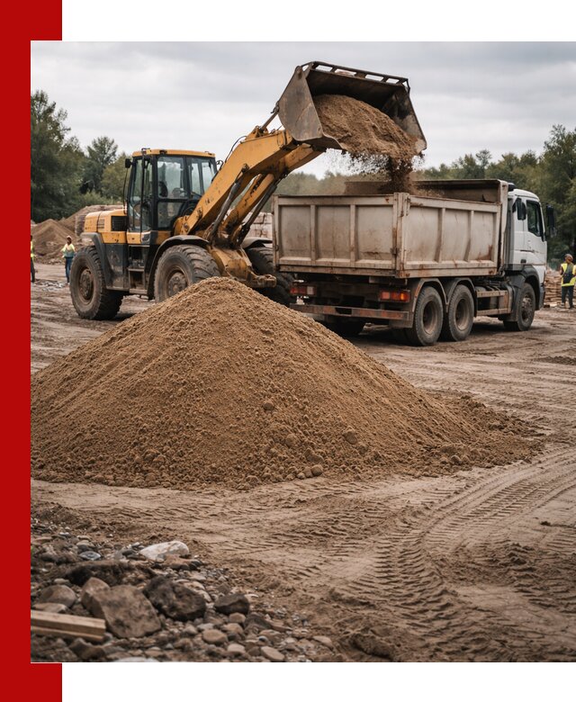 Доставка речного песка навалом в Дивногорске быстро и выгодно