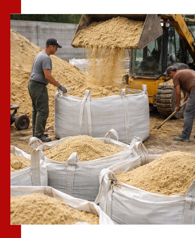Поставка качественного песка для кладки в Дивногорске
