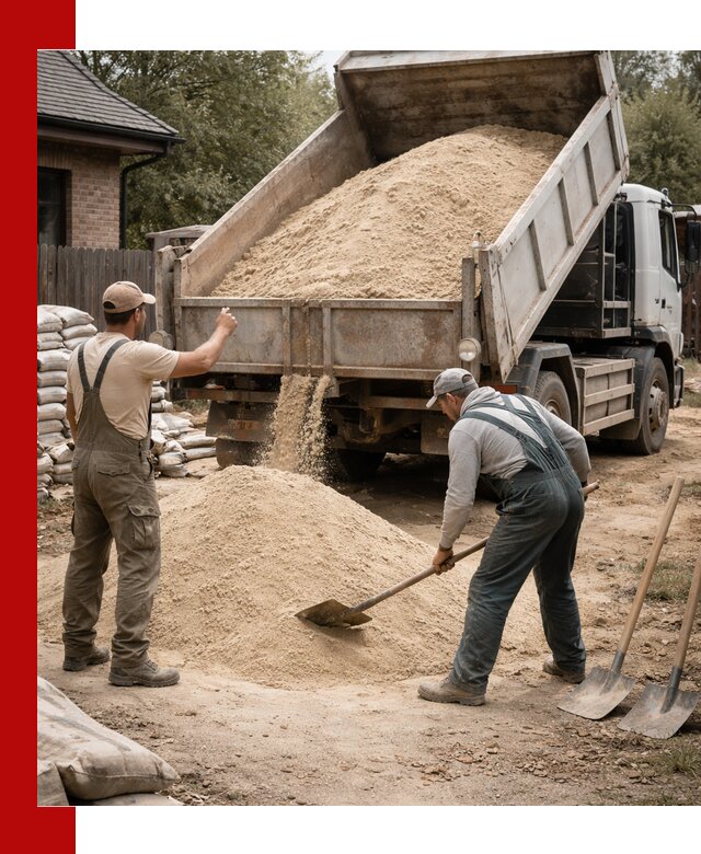 Песок для штукатурки с доставкой в Дивногорске качественный и чистый