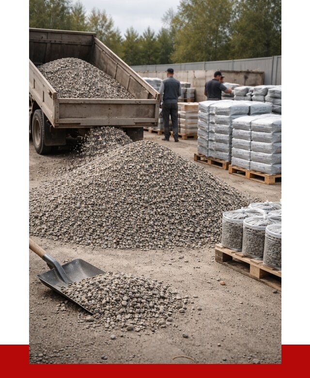 Гравий фракция 5-20 в Дивногорске купить от 2325 р. ПРОНЕРУДДвн