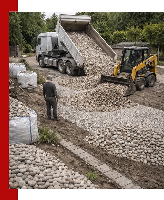 Доставка морской гальки оптом и в розницу в Дивногорске