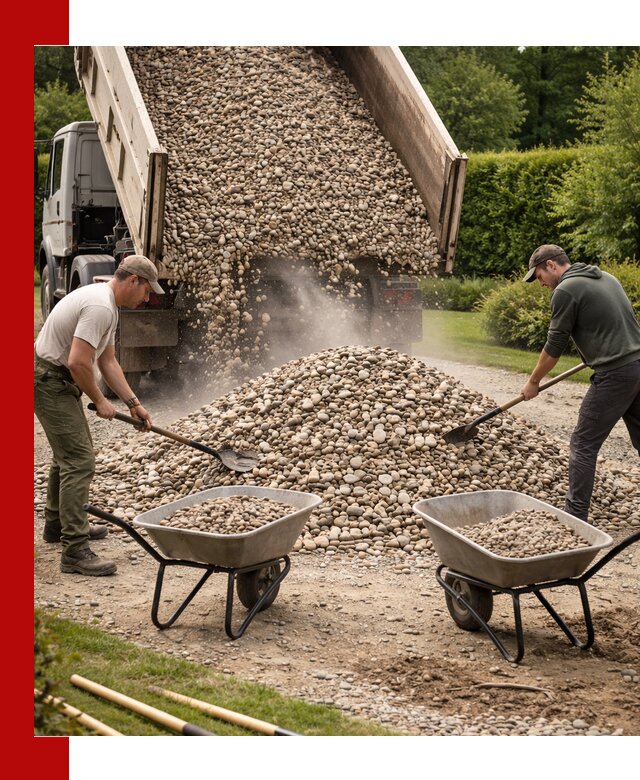 Доставка и продажа декоративной гальки в Дивногорске