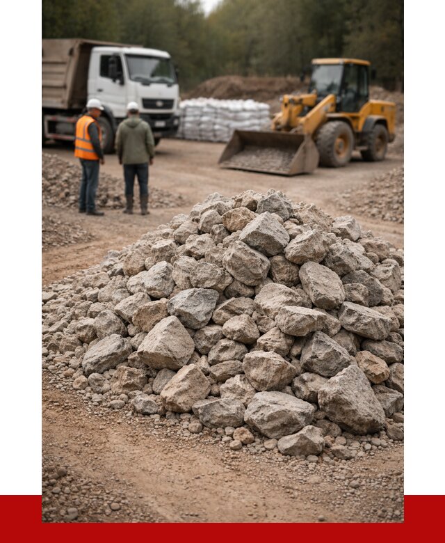 Купить бутовый камень с доставкой в Дивногорске от 2325 р. | ПРОНЕРУДДвн