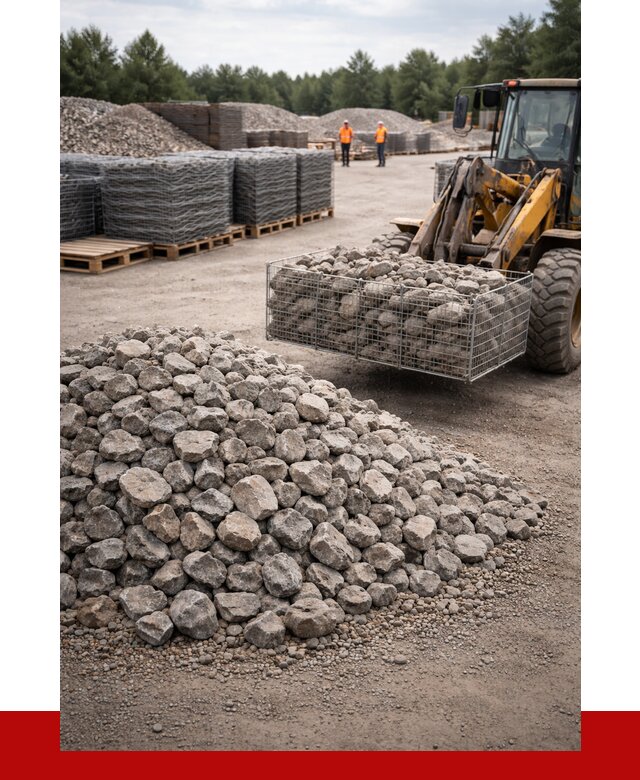 Камень для габионов фракция 70-150 в Дивногорске от 4246 р. | ПРОНЕРУДДвн