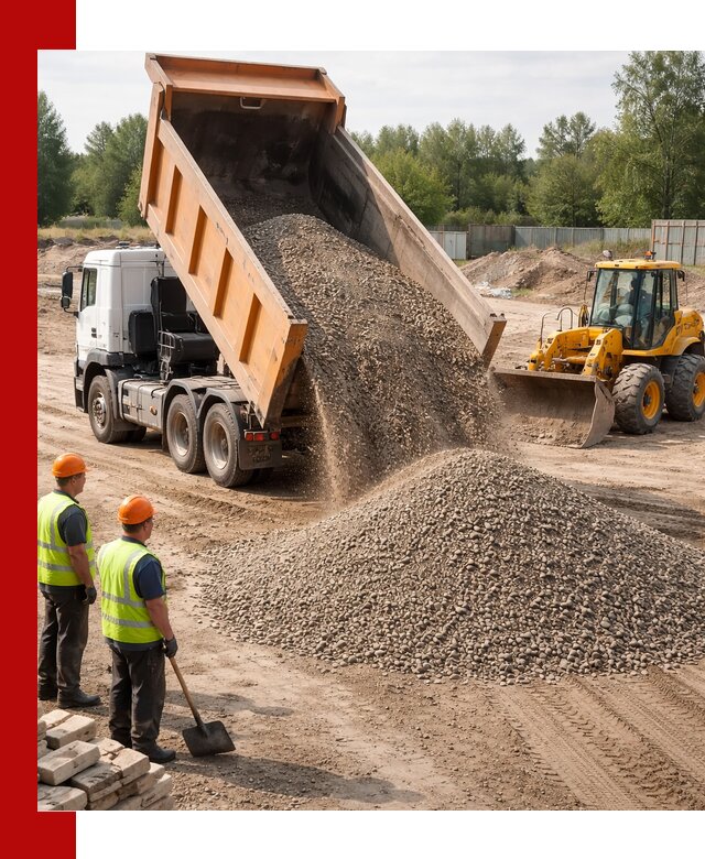 Доставка щебёночно-песчаной смеси ЩПС С7 в Дивногорске