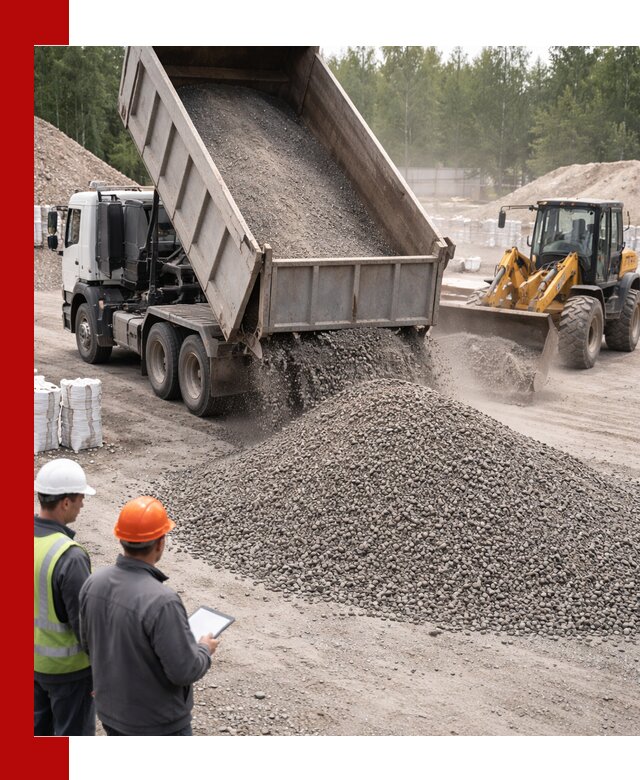 Доставка и продажа гранитного отсева 0-10 в Дивногорске