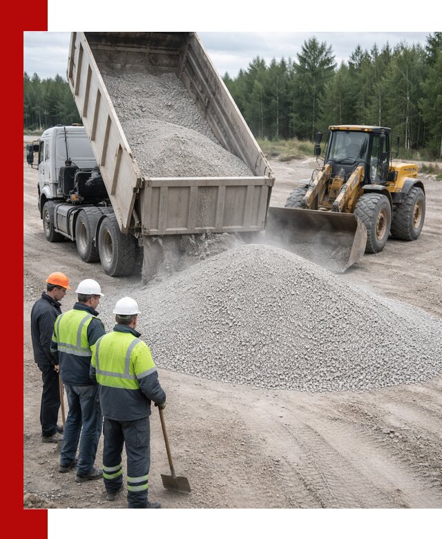 Известняковый отсев 0-5 доставка в Дивногорске быстро и выгодно
