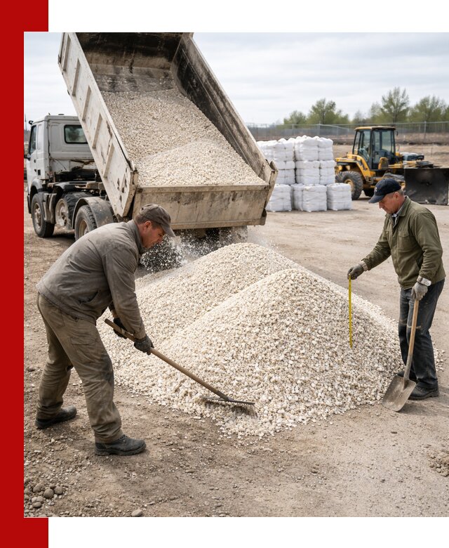 Мраморная крошка с доставкой и разгрузкой в Дивногорске
