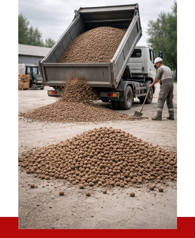 Керамзит с доставкой в Дивногорске от 4246 р. за м3 | ПРОНЕРУДДвн