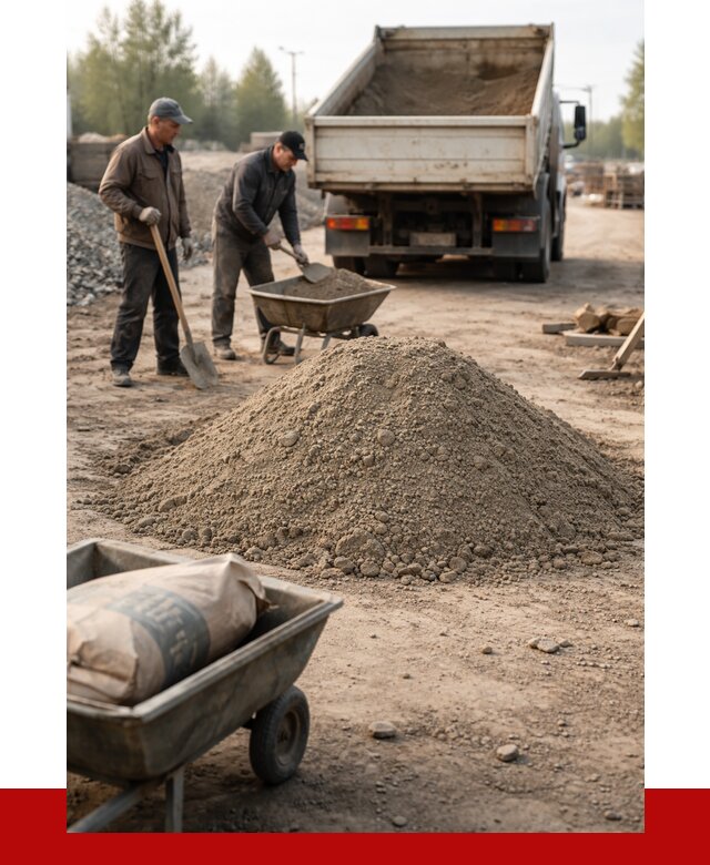 Цементно-песчаная смесь М150 в Дивногорске от 4752 р. | ПРОНЕРУДДвн