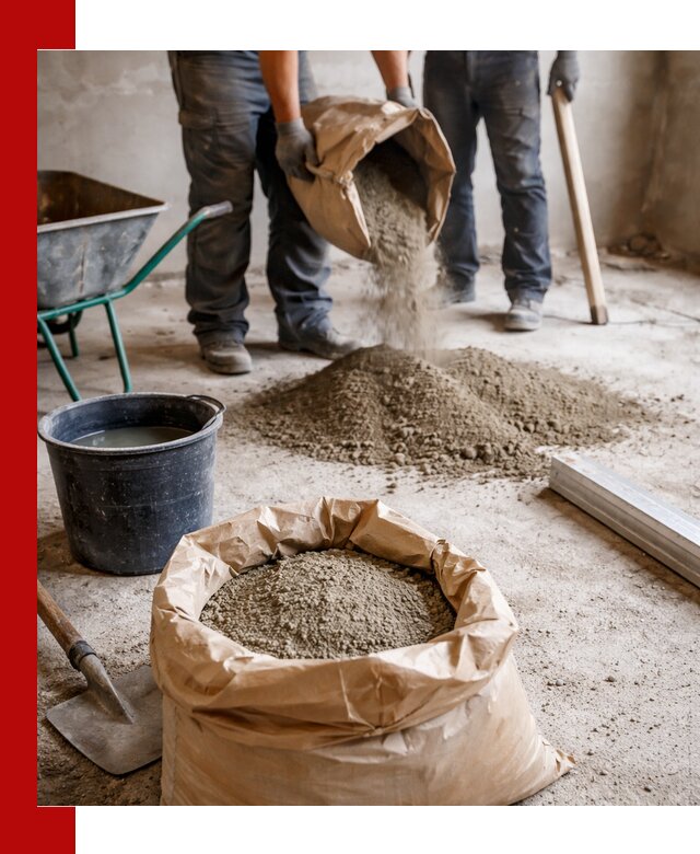 Доставка сухой смеси для стяжки в Дивногорске