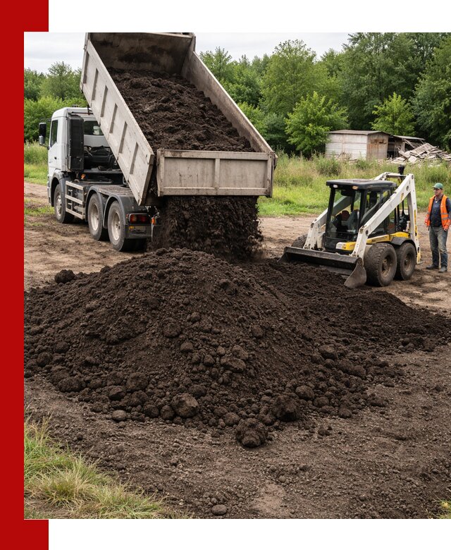 Поставка плодородной земли с доставкой самосвалом в Дивногорске