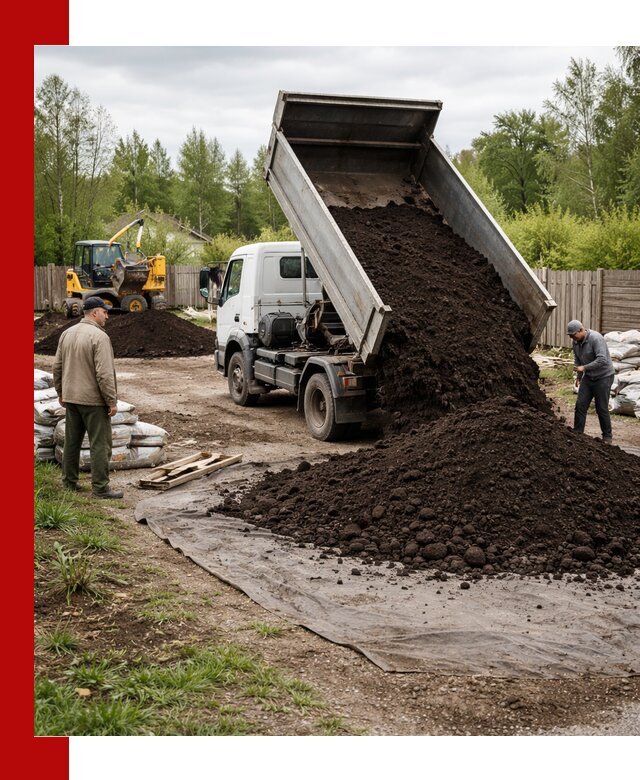 Доставка качественного почвогрунта в Дивногорске оптом и в розницу