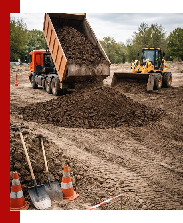 Поставка и доставка планировочного грунта в Дивногорске