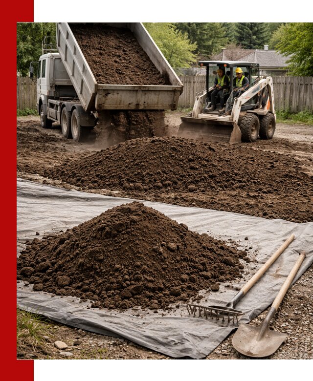 Грунт для отсыпки участка с доставкой в Дивногорске