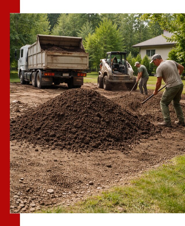 Доставка и укладка грунта для газона в Дивногорске