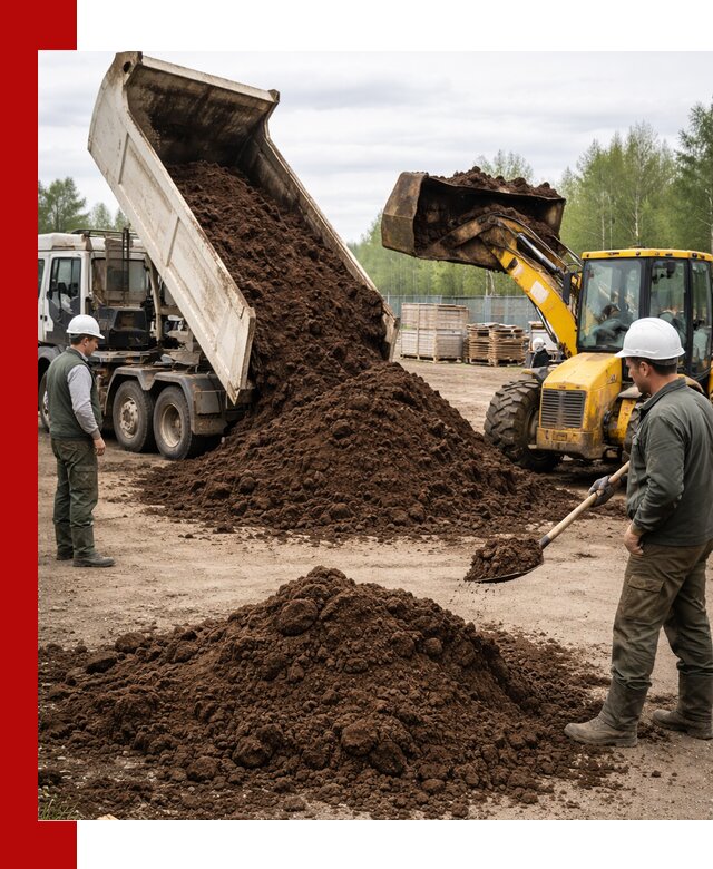 Доставка торфа оптом и в мешках в Дивногорске