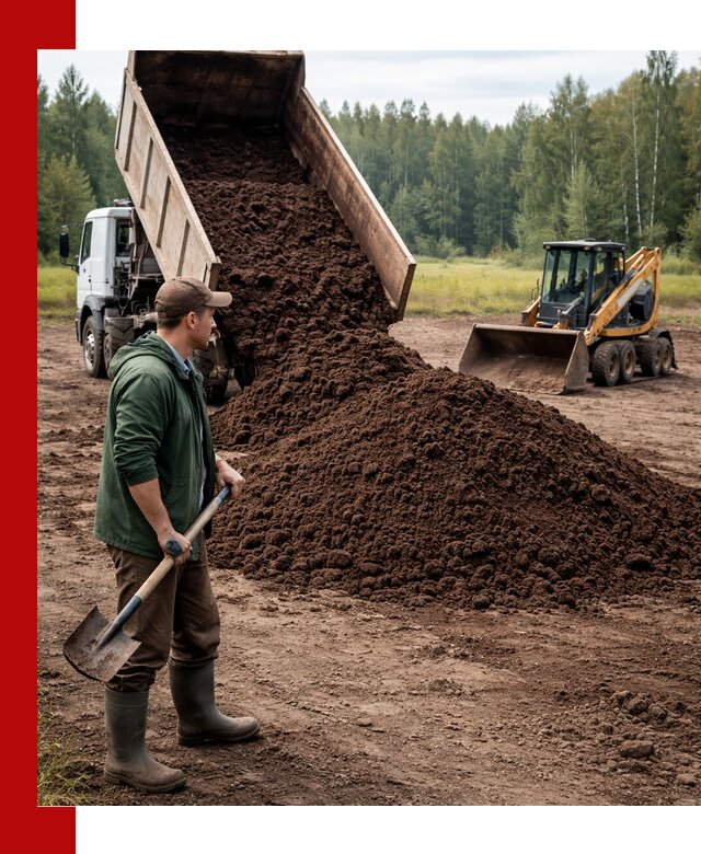 Купить верховой торф с доставкой в Дивногорске для садоводства и растений