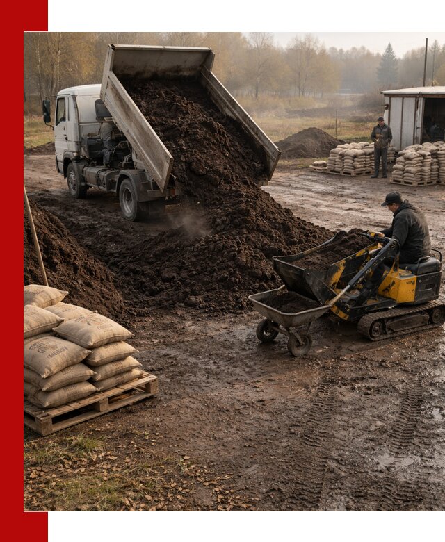 Кислый торф в доставке по выгодным ценам в Дивногорске