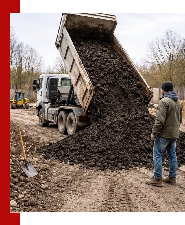 Доставка чернозема навалом в Дивногорске быстро и выгодно