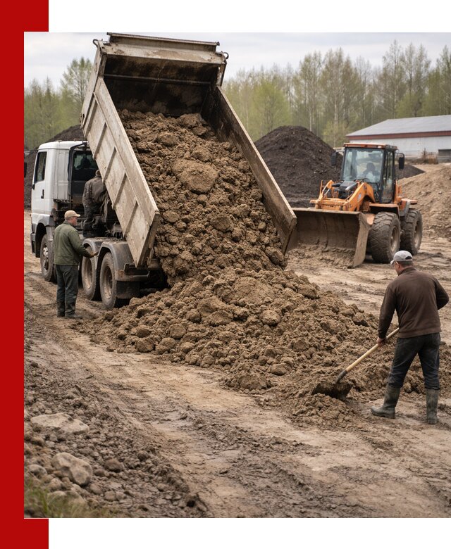 Доставка глин и суглинков в Дивногорске оптом и вкрай