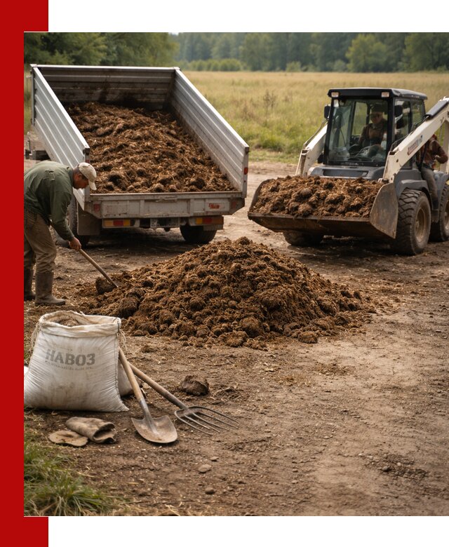 Доставка конского навоза в Дивногорске с разгрузкой и доставкой на объект