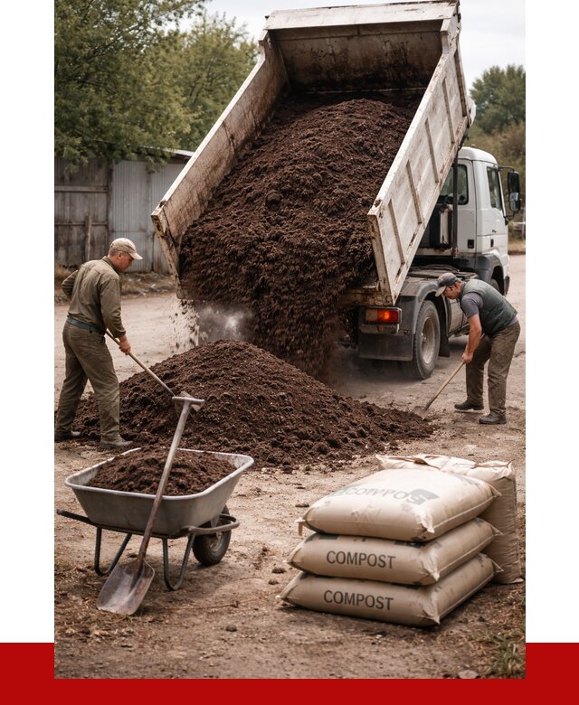 Купить компост в Дивногорске от 4246 р. за куб с доставкой | ПРОНЕРУДДвн