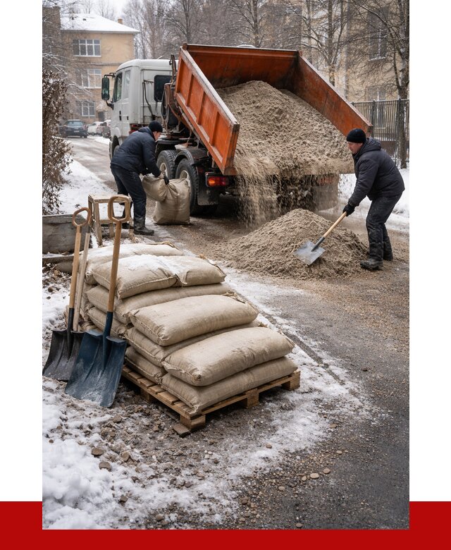 Противогололедные материалы оптом в Дивногорске от 4246 р. | ПРОНЕРУДДвн