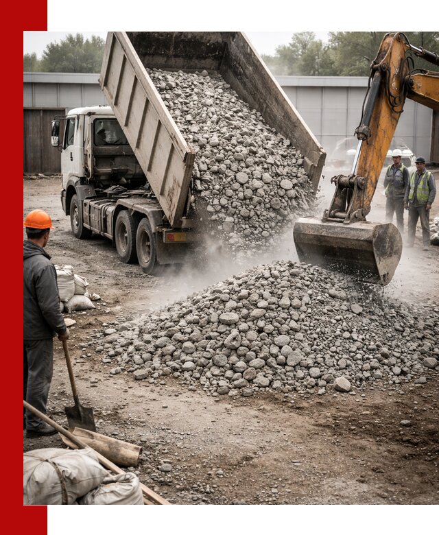 Доставка дробленого бетона в Дивногорске оптом и в розницу