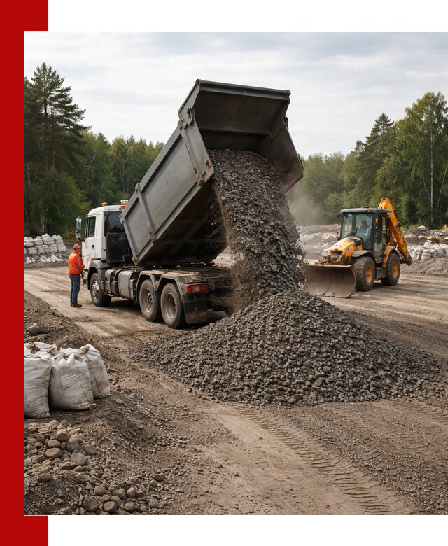 Доставка дробленого асфальта в Дивногорске для дорожных работ