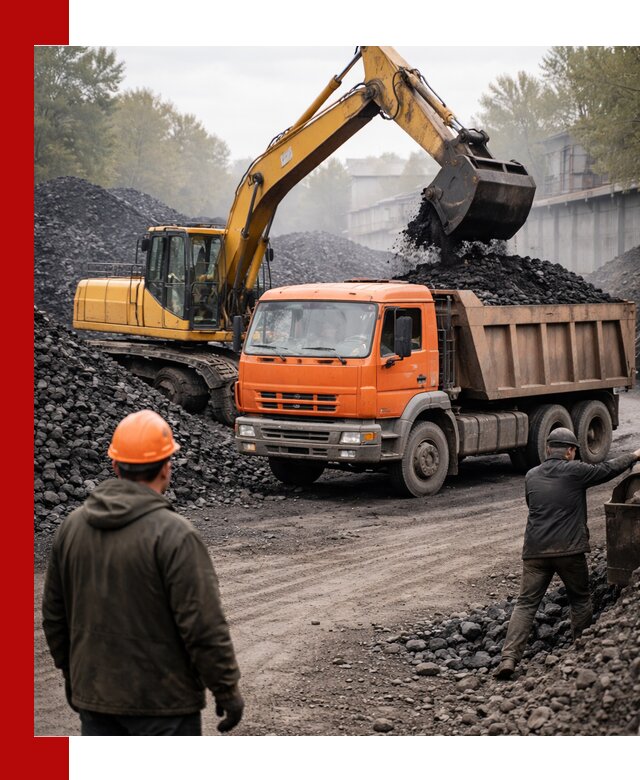 Доставка угля автотранспортом в Дивногорске быстро и выгодно